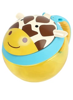 Buy Zoo Snack Cup -  Giraffe Yellow/Brown in UAE