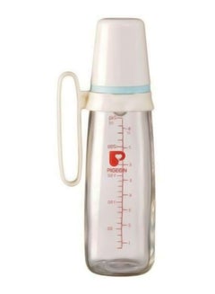 Buy Peristaltic Nipple Glass Feeding Bottle with Handle, 240 mL - Assorted in Saudi Arabia