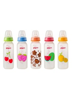 Buy Fruit Printed Baby Feeding Bottle 240ml - Assorted in UAE