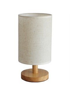 Buy LED White Light Bedroom Table Lamp White 14x27x12cm in UAE