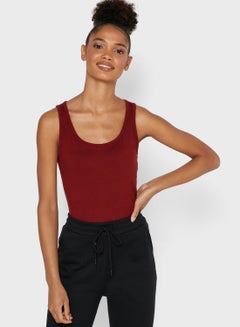 Buy Tank Top Burgundy in UAE