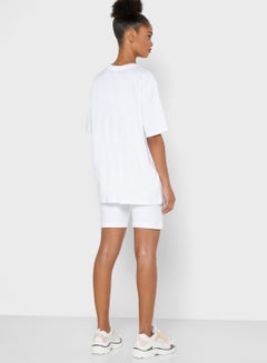 Namshi Oversized T-Shirt Cycling Shorts 