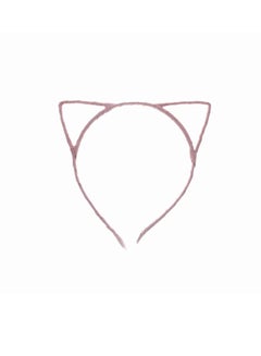 اشتري طوق شعر لطيف بتصميم أذني القط  أرجواني 16 x 15سم في السعودية