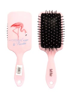 Buy Hair Brush Pink/Black 30cm in Saudi Arabia