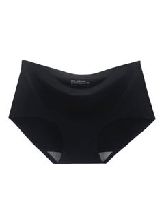 اشتري Solid Seamless Panties أسود في الامارات