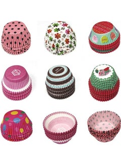 Buy 30 Piece Disposable Muffins Baking Cupcake Mould Multicolour Multicolour 7x5x3cm in UAE