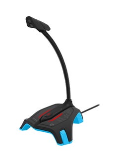 Buy Professional High Definition Omnidirectional USB Gaming Mic With Flexible Gooseneck STREAMER-2.BLUE Blue in Saudi Arabia