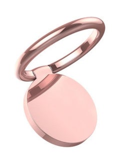 Buy Metal 360 Degree Rotation Adhesive Finger Ring Phone Holder Rose Gold in UAE