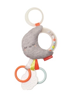 Buy Lining Cloud Rattle Moon Stroller Baby Toy - Multicolour in UAE