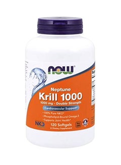 Buy Neptune Krill 1000 mg Dietary Supplement - 120 Softgels in UAE