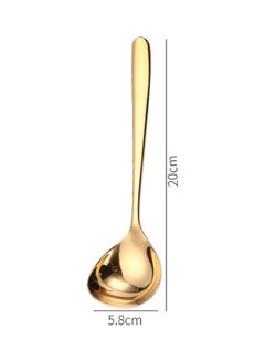 Buy Stainless Steel Soup Spoon gold in UAE