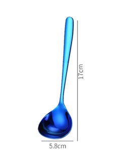 اشتري ملعقة لصب الحساء من الإستانلس ستيل أزرق 68غم في الامارات