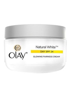 Buy Natural White Glowing Fairness Day Cream SPF24 50grams in Egypt