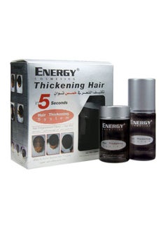 Buy Hair Thickening System Kit Black 25g+120ml in UAE