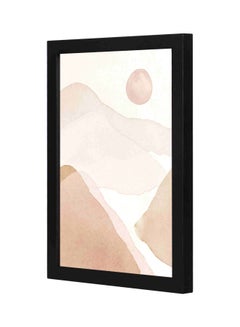 Buy Landscape Themed Wall Painting With Frame Black 23x33x2cm in Saudi Arabia