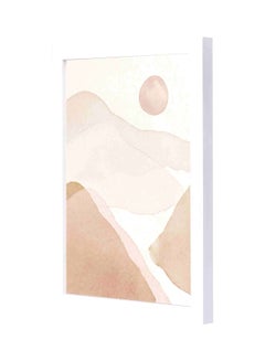 Buy Landscape Themed Wall Painting With Frame White 23x33x2cm in Saudi Arabia