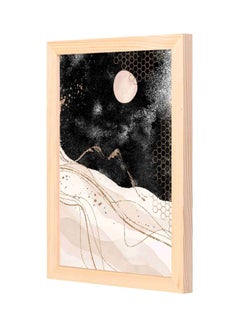 Buy Landscape Themed Wall Painting With Frame Wood 23x33x2cm in Saudi Arabia