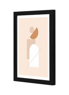 Buy Cut Themed Wall Art Painting With Frame Black 23x33x2cm in Saudi Arabia