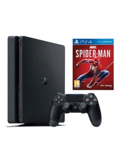 Buy PlayStation 4 Slim 1TB Console With Controller + Marvel's Spider-Man - adventure - playstation_4_ps4 in Saudi Arabia