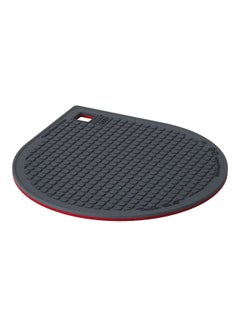 Buy Textured Pot Stand Dark Grey/Red 18cm in Saudi Arabia