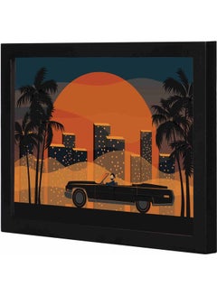 Buy Poster 28 Themed Decorative Framed Wall Art Painting Black 23x33x2cm in Saudi Arabia