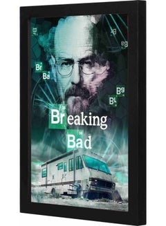 Buy Breaking Bad Green Themed Decorative Framed Wall Art Painting Black 23x33x2cm in Saudi Arabia