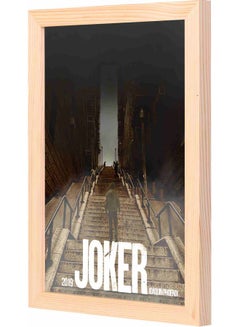 اشتري لوحة فنية لديكور الحائط بإطار وبتصميم السلالم في فيلم Joker خشبي 23x33x2سم في السعودية
