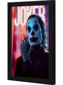 Buy Joker Themed Decorative Framed Wall Art Painting Black 23x33x2cm in Saudi Arabia