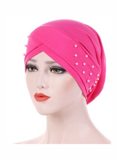 Rose fragrance 2019 Women Hat Diadia Fashion Women Beading India Hat Ladies Muslim Ruffle Cancer Chemo Beanie Turban Wrap Cap Black Gifts 