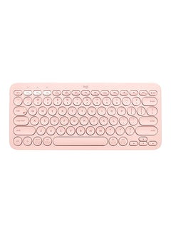 Buy K380 Multi-Device Bluetooth Keyboard - Arabic Language Pink in Saudi Arabia