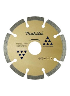 Buy Concrete Cutting Segmented Diamond Disc Wheel A-84109 Gold/Silver 115mm in Saudi Arabia