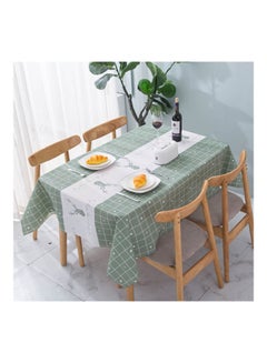 Buy Modern Waterproof Anti-Scald Oil-Proof Rectangular Disposable Table Cloth Elk-green 24*24*24cm in Saudi Arabia