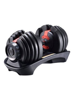 Buy Adjustable Dumbbell With Handle 44.5x22.5x21cm in UAE