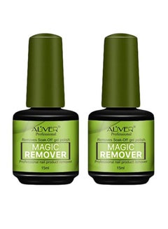 Buy 2-Piece Nail Polish Remover Set Clear in UAE