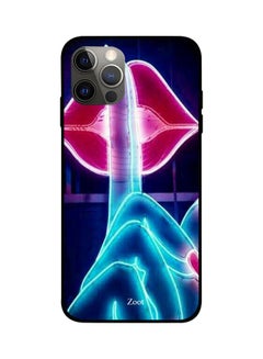 اشتري Lips Printed Case Cover -for Apple iPhone 12 Pro Max Blue/Pink/Black Blue/Pink/Black في مصر