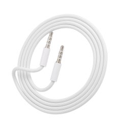 Buy 3.5mm Jack Auxiliary Stereo Audio Cable V4425_P White in UAE