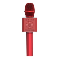 Buy 2-In-1 Wireless Karaoke Microphone V7784R_P Red in UAE