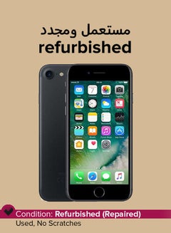 Buy Refurbished - iPhone 7 With FaceTime Black 32GB 4G LTE in UAE