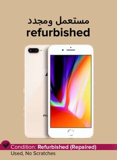 Buy Refurbished - iPhone 8 Plus With FaceTime Gold 64GB 4G LTE in UAE