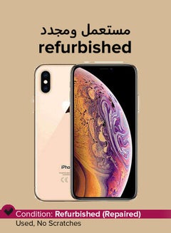 Buy Refurbished  iPhone XS With Facetime Gold 256GB 4G LTE in UAE