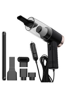 Buy Car Vacuum Cleaner, Portable Vacuum Cleaner for Car, 120W High Power Suction Vacuum, 4500（mbar）Wet Dry Handheld Vacuum Cleaner，Built-in Aromatherapy 12V Car & Auto Accessories, with 5 Meters Cable in Saudi Arabia