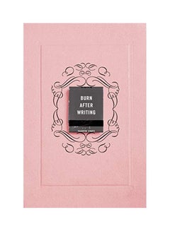 Buy Burn After Writing (Pink) Paperback English by Sharon Jones in UAE