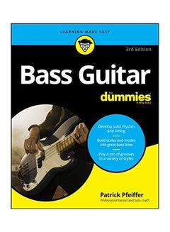 Buy Bass Guitar for Dummies paperback english in UAE