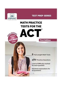 Buy Math Practice Tests For The Act paperback english in UAE