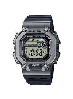 Buy Men's Resin Digital Quartz Wrist Watch W-737H-1A2V Black - 46 mm - Grey in Saudi Arabia