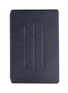 اشتري Premium Quality Protective Book Type Case Cover With Reinforced Soft Shell TPU Fitting For Samsung Galaxy S7 Tab Black في السعودية