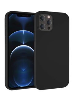 Buy Liquid Silicone Shockproof Drop Protection Cover for iPhone 12 Pro black in Saudi Arabia