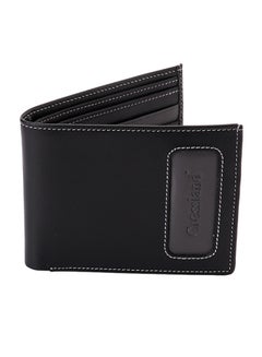 Buy Genuine Leather Wallet Black / Grey in Saudi Arabia