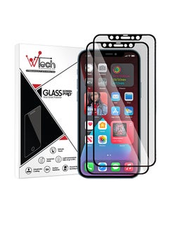 Buy Pack Of 2 Premium Quality Polymer Nano Ceramic 7D Film Protector For Apple iPhone 12 Pro Max With Carbon Fiber Back Protective Full Glue Clear in Saudi Arabia