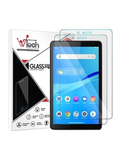 Buy Pack Of 2 Premium Quality Tempered 9H 2.5 D Edge Screen Protector With Hole For Lenovo Tab M7 Clear in Saudi Arabia